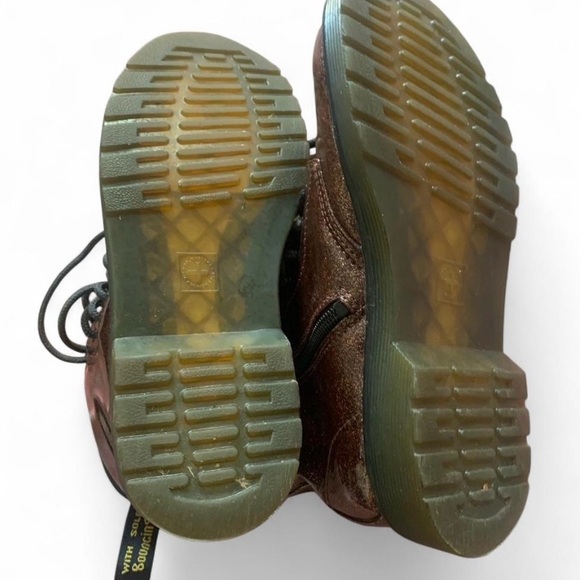 Dr. Martens 1460 glitter burgundy Lace-Up Boots size 5 women youth waterproof - Picture 7 of 7